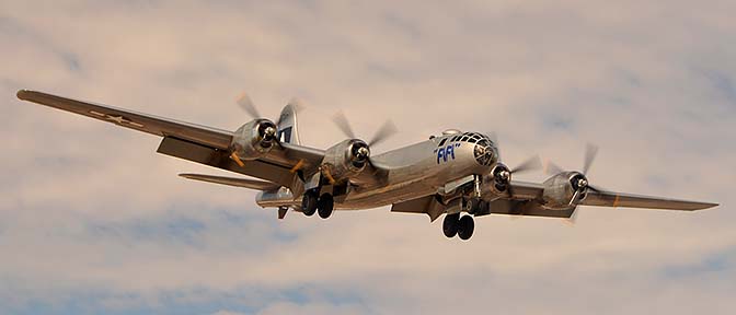 Boeing B-29 Superfortress N529B Fifi, Deer Valley, February 26, 2015